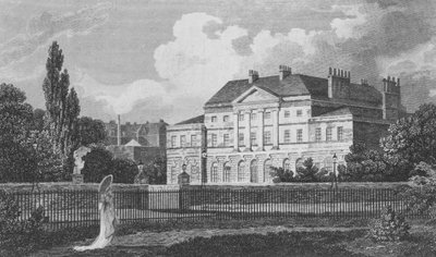 Lansdowne House, Berkeley Square, London (engraving) بواسطة روبرت بليميل (بعد) شنيبيلي