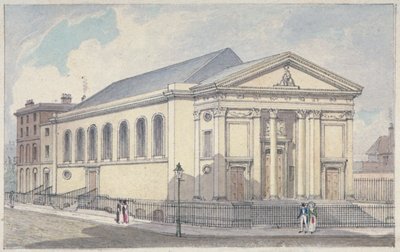 كنيسة سانت ماري الرومانية الكاثوليكية ، مورفيلدز ، مدينة لندن ، 1837 بواسطة روبرت بليميل شنيبيلي