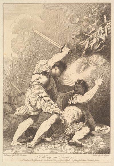 قتل عدو ، 15 نوفمبر 1779. بواسطة روبرت بليث