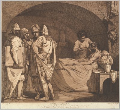 وفاة الجنود من حياة وموت جندي ، 1 مايو 1781. بواسطة روبرت بليث