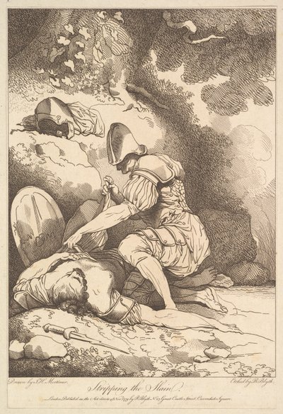 تجريد القتلى ، 15 نوفمبر 1779. بواسطة روبرت بليث