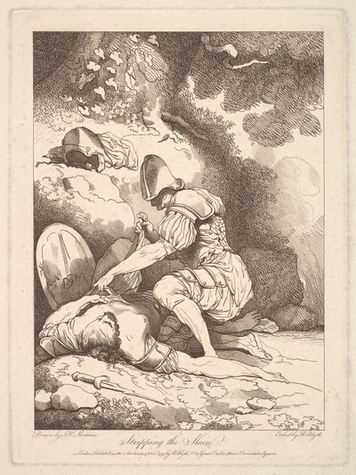 تجريد القتلى ، 15 نوفمبر 1779. بواسطة روبرت بليث