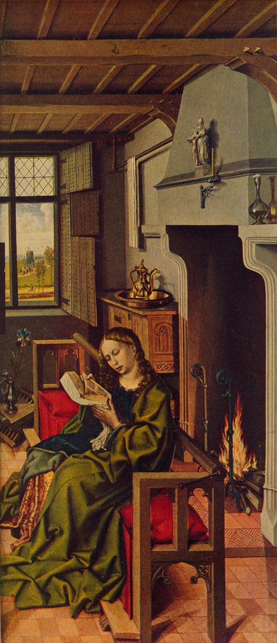 علاء دي Altarpiece سانتا باربرا ، 1438 ، c1934 بواسطة روبرت كامبين