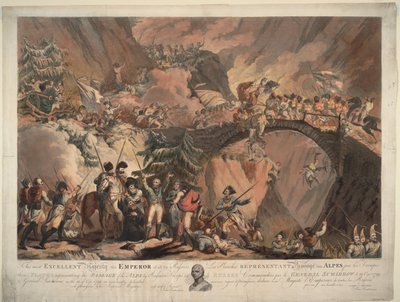 جيش الكسندر سوفوروف يعبر جبال الألب عام 1799 ، 1805 بواسطة روبرت كار بورتر