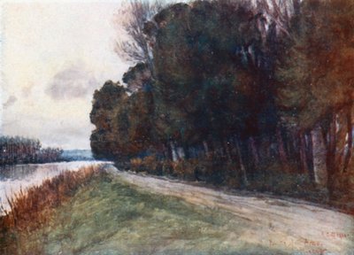 ضفاف نهر أرنو (طباعة حجرية ملونة) بواسطة روبرت تشارلز جوف