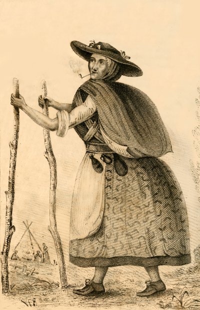 جيني دارني ، شخصية رائعة في كمبرلاند ، 1821. بواسطة روبرت كوبر