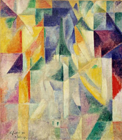 شبابيك. لوحة لروبرت ديلوناي (1885-1941) ، لوحة على قماش بواسطة روبرت ديلوناي