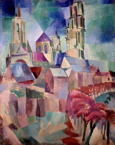 لي تور دي لاون لوحة لروبرت ديلوناي (1885-1941) 1912 صن. 1،3x1،62 م باريس ، المتحف الوطني للفن الحديث بواسطة روبرت ديلوناي