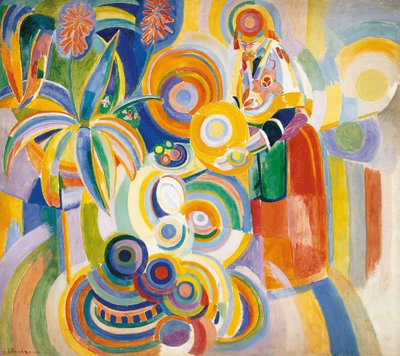 امرأة برتغالية ، 1916 بواسطة روبرت ديلوناي