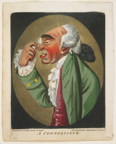 متذوق ، من كتاب الرؤوس ، 1795 بواسطة روبرت دايتون