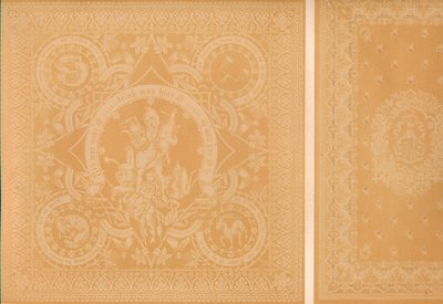 دمشقي الكتان من قبل السيد سي فابر ، شتوتغارت والسادة. Burre Bros.Dumferline ، 1863 بواسطة روبرت دادلي