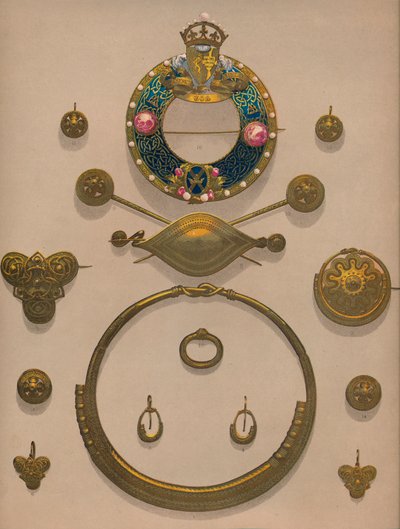 الحلي الذهبية والبروش ، 1863. بواسطة روبرت دادلي
