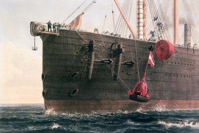 وضع كابل التلغراف عبر المحيط الأطلسي ، 8 أغسطس ، 1866 بواسطة روبرت دادلي