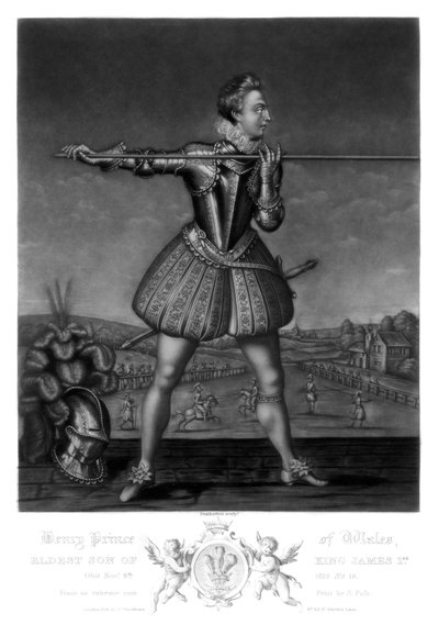 هنري ، أمير ويلز ، الابن البكر للملك جيمس الأول ، 1816. بواسطة روبرت دنكرتون