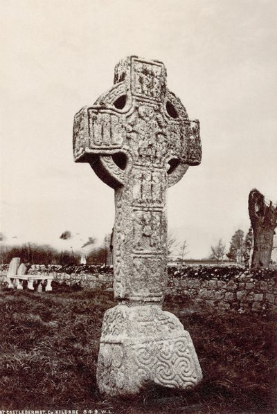 The North High Cross at Castledermot، Co. Kildare، Ireland (sepia photo) بواسطة روبرت فرنش