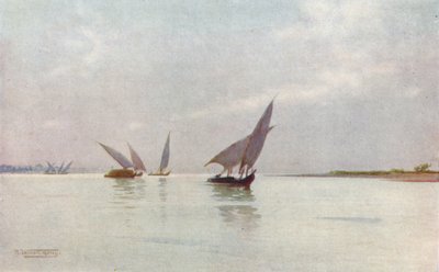 يوم فضي على النيل ، c1880 ، 1904 بواسطة روبرت جورج تالبوت كيلي
