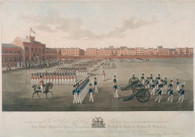 مشهد من شركة المدفعية الفخرية ، City Road ، Finsbury ، Islington ، London ، 1829 بواسطة روبرت هافيل