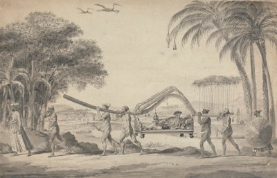 مسافر في Palanquin في الهند بواسطة روبرت هوم