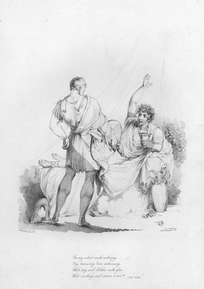 أناكريون ، أودي XLVIII (نقش) بواسطة روبرت كير (بعد) بورتر