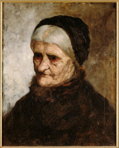 رأس امرأة عجوز ، 1881 بواسطة Robert Koehler