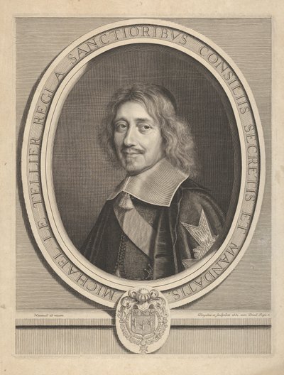 المستشار مايكل الرابع لو تالييه ، كاليفورنيا. 1661. بواسطة روبرت نانتويل