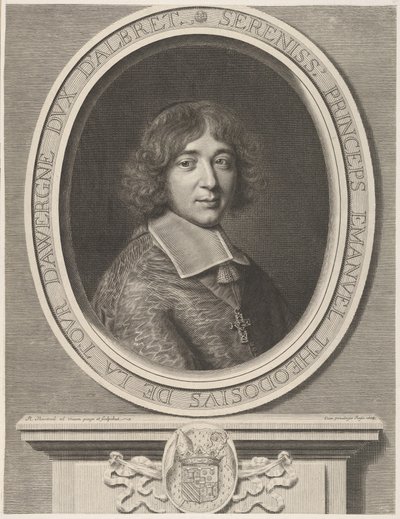 إيمانويل تيودوز دي لا تور دافيرني ، Le Cardinal de Bouillon ، 1668. بواسطة روبرت نانتويل