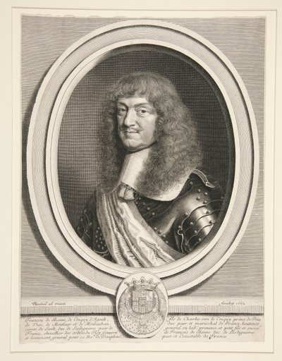 Francois de Bonne، Le Mar ؟chal de Cr؟ qui، duc de Lesdigui؟ res (Marshal of Cr؟ qui، Duke of Lesdigui؟ res) (1624-1687) بواسطة روبرت نانتويل