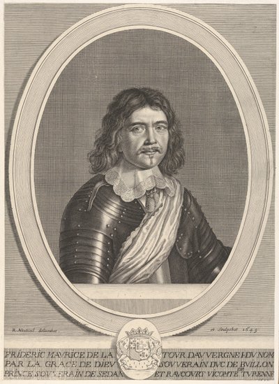 Frédéric-Maurice de la Tour dAuvergne ، دوق بويلون ، 1649. بواسطة روبرت نانتويل