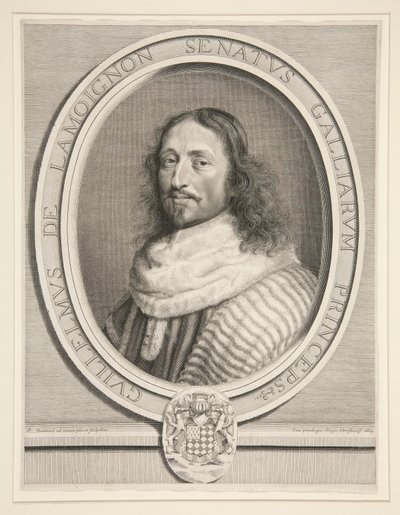Guillaume de Lamoignon ، أول رئيس لبرلمان باريس (أول رئيس لبرلمان باريس) بواسطة روبرت نانتويل