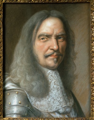 هنري دي لا تور دوفيرجن (1611-75) Viscount of Turenne (باستيل على ورق) بواسطة روبرت نانتويل