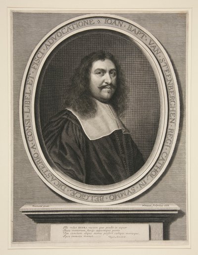 Jean Baptiste van Steenberghen، Conseiller du Roi au Conseil de Flandre (مستشار الملك في مجلس فلاندرز) بواسطة روبرت نانتويل