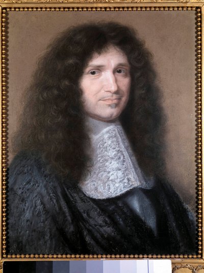 Portrait of Jean Baptiste (Jean-Baptiste) Colbert (1619-1683), intendant of finance of Louis XIV Pastel painting by Robert Nanteuil (1623-1678) 1676 Sun. 0,52x0,44 m. Chantilly, musee Conde - Portrait of Jean Baptiste (Jean-Baptiste) Colbert (1619-1683), M بواسطة روبرت نانتويل