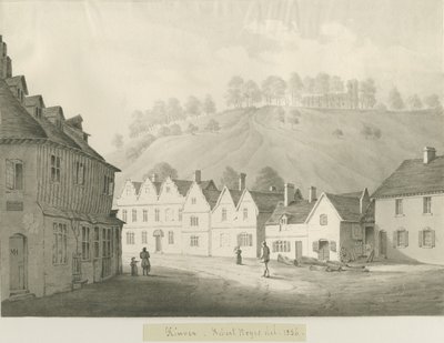 كينفر تاون: رسم بني داكن ، 1836 بواسطة روبرت نويز