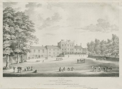 مدرسة Sedgley Park: النقش ، نوفمبر 1838 (طباعة) بواسطة روبرت نويز
