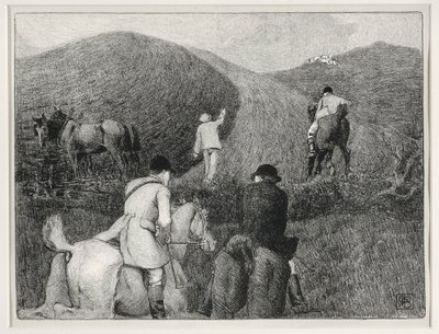 Hunting scene (litho) بواسطة روبرت بولهيل بيفان