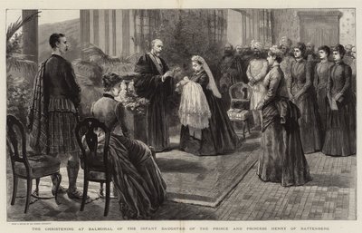 التعميد في بالمورال ابنة ابنة الأمير والأميرة هنري باتنبرغ بواسطة Robert Pritchett