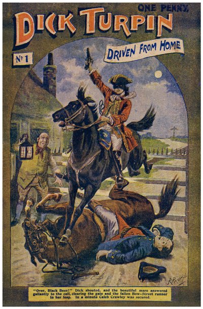 Dick Turpin (colour litho) بواسطة روبرت براوز الابن