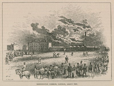 كينينجتون المشترك ، لندن ، حوالي عام 1840 بواسطة روبرت راندول