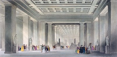 جراند سنترال والمصرية ، المتحف البريطاني ، هولبورن ، لندن ، c1836. بواسطة روبرت ساندز