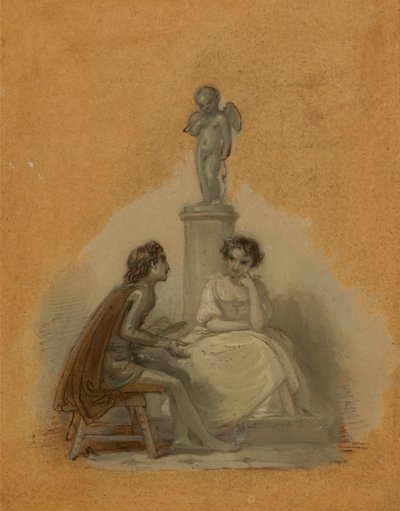لم تقل حبها أبدًا ، لكنها جلست مثل الصبر على نصب تذكاري بواسطة Robert Smirke