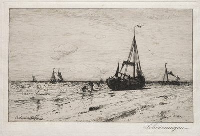 Scheveningen (التنميش) بواسطة روبرت سوين جيفورد