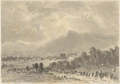 المناظر الطبيعية - الصخور والجبال بواسطة روبرت والتر وير