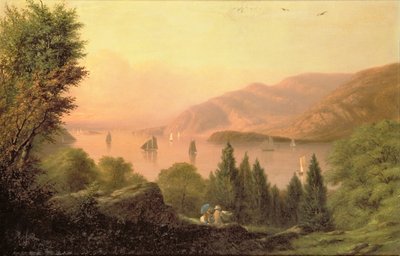 نزهة على طول هدسون ، 1881 بواسطة Robert Walter Weir