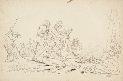 مشهد بعد سالفاتور روزا بواسطة روبرت والتر وير