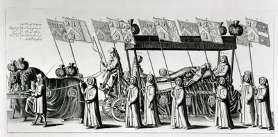 جنازة رسمية لجورج مونك ، دوق ألبيمارل الأول ، 1671 بواسطة روبرت وايت