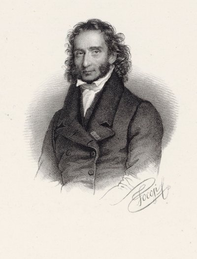 صورة لنيكولو باغانيني 1782-1840 ، 1830. بواسطة روبرتو فوكوسي