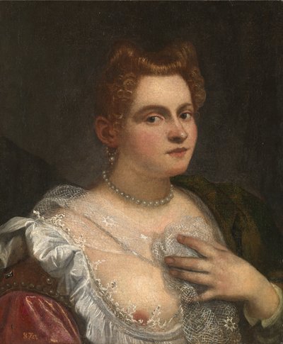 صورة شخصية شابة البندقية ، ج. 1580. بواسطة روبوستي