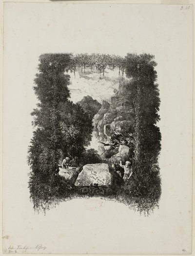 واجهة للخرافات والحكايات من تأليف Hippolyte de Thierry-Faletans بواسطة رودولف بريسدين