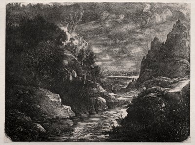 تيار الجبل ، 1871. بواسطة رودولف بريسدين