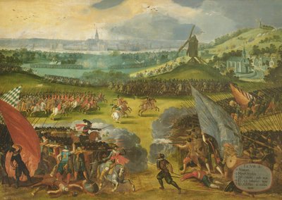 معركة نيميجن (الحرب ضد فرنسا 1556-1558) بواسطة Rodrigo of Holland